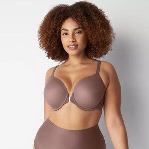 Lane Bryant Totally Smooth Full Coverage Front-Close Bra in Deep Taupe Sz 38DDD